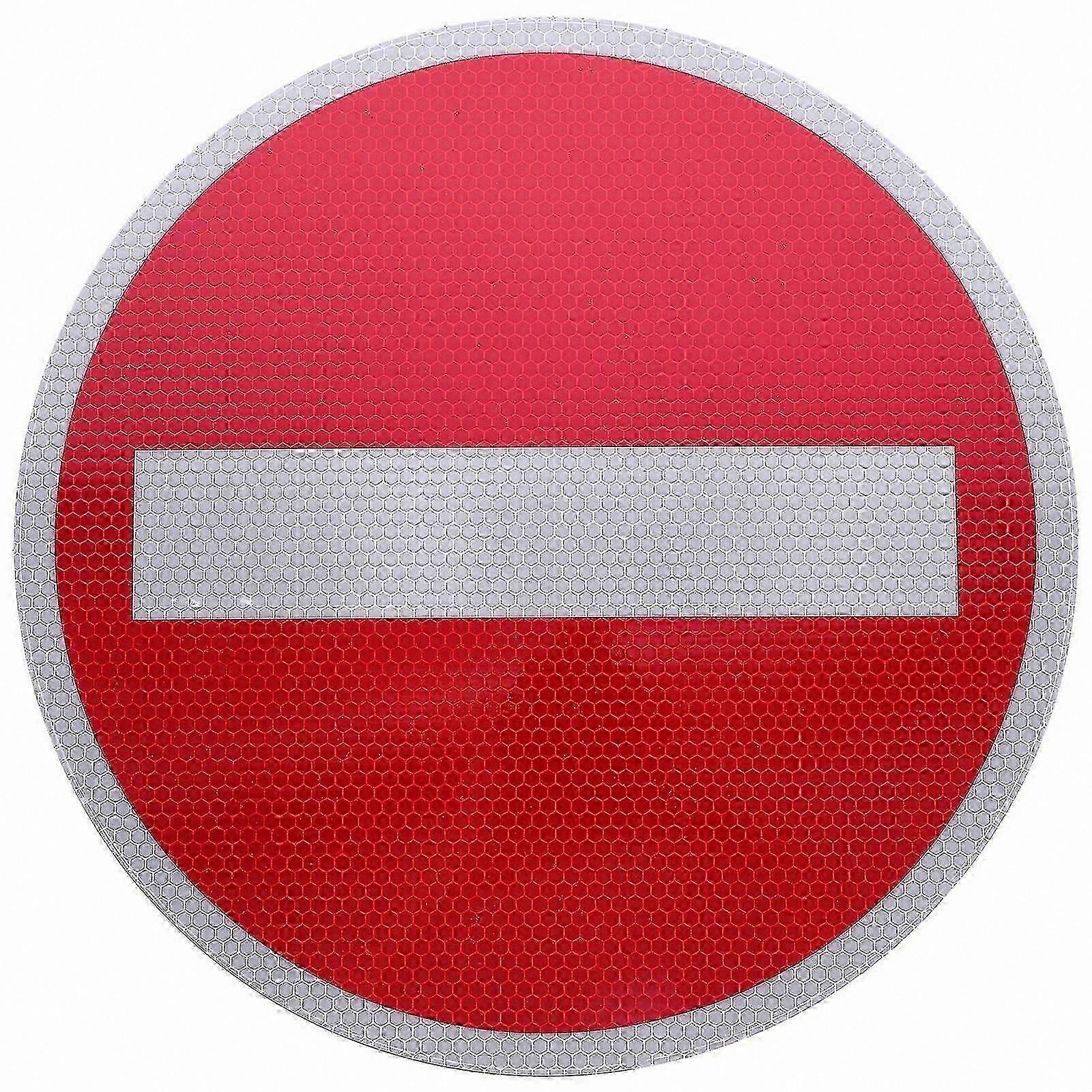 High-Visibility Road Safety Sign for Enhanced Traffic Control and Warning Alerts