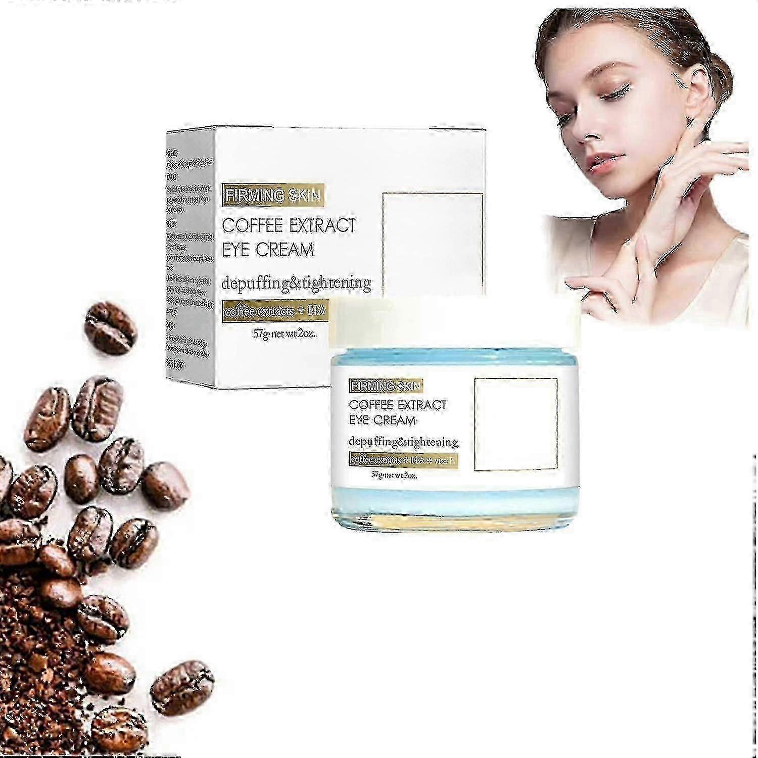 كريم العين الكافيين, كريم العين الكافيين Phix, كريم العين الكافيين, الكافيين كريم العين المضادة للتجاعيد البقاء في وقت متأخر, تخفيف الهالات السوداء (1PCS)