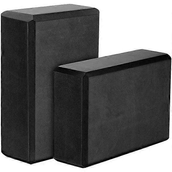 Yoga Blocks 2Pcs Yoga Stretch Bricks Foam Block Eva Pilates Durable Lightweight