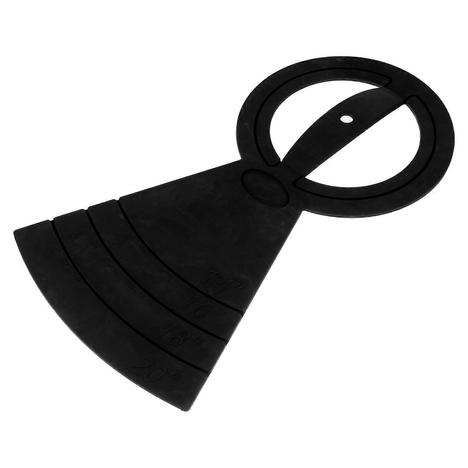 Drum Mute Pad Cymbal Hi-Hat Silencer Pad for Drum Use 2Pcs Black Rubber