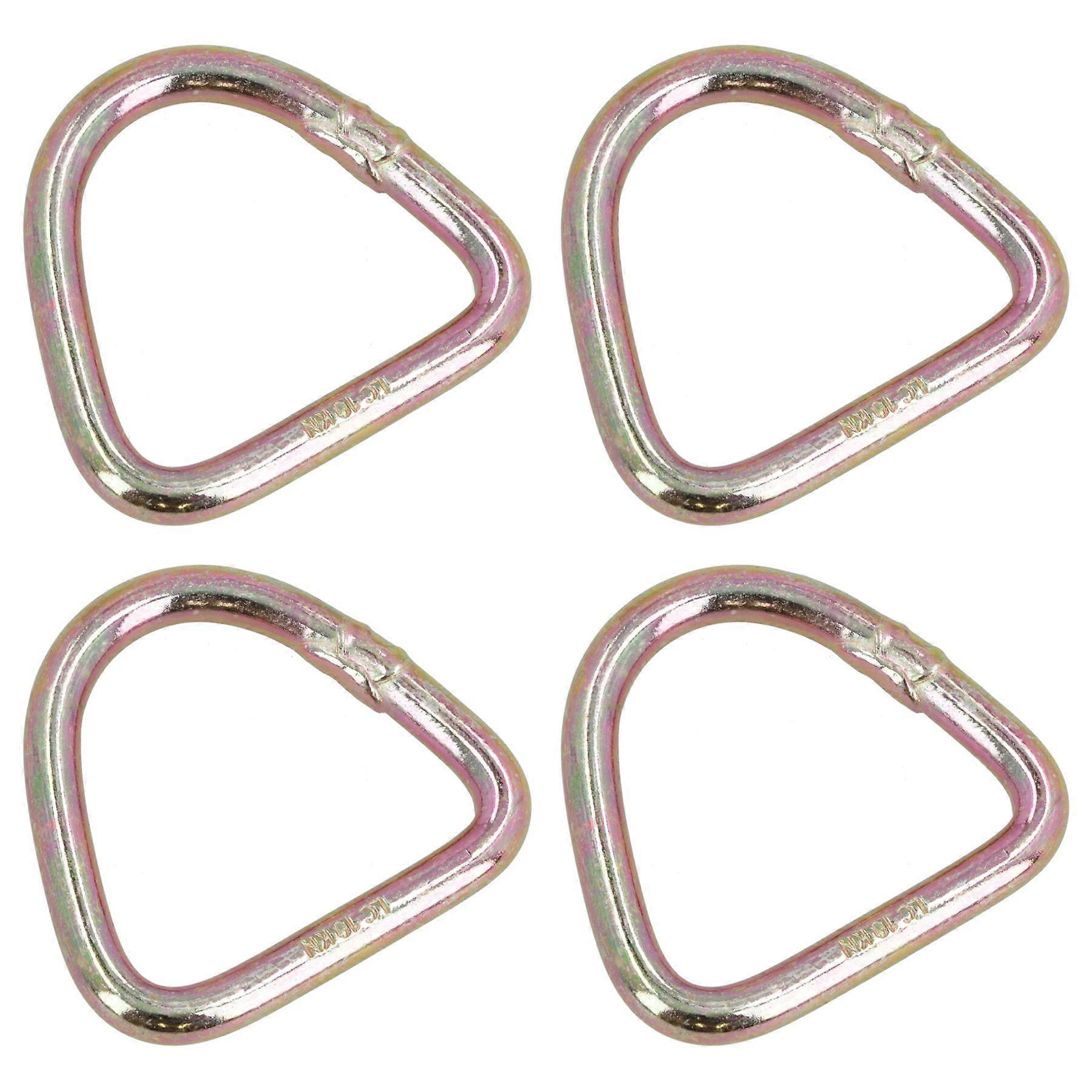 4 Pack Rounded Tie Down Lashing Eye Strap Anchor Ring Point Heavy Duty