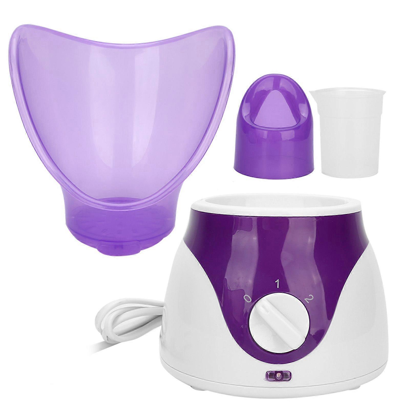 Face Steamer Aromatherapy Humidifier Face Mist Sprayer Moisturizing Face Machine Purple