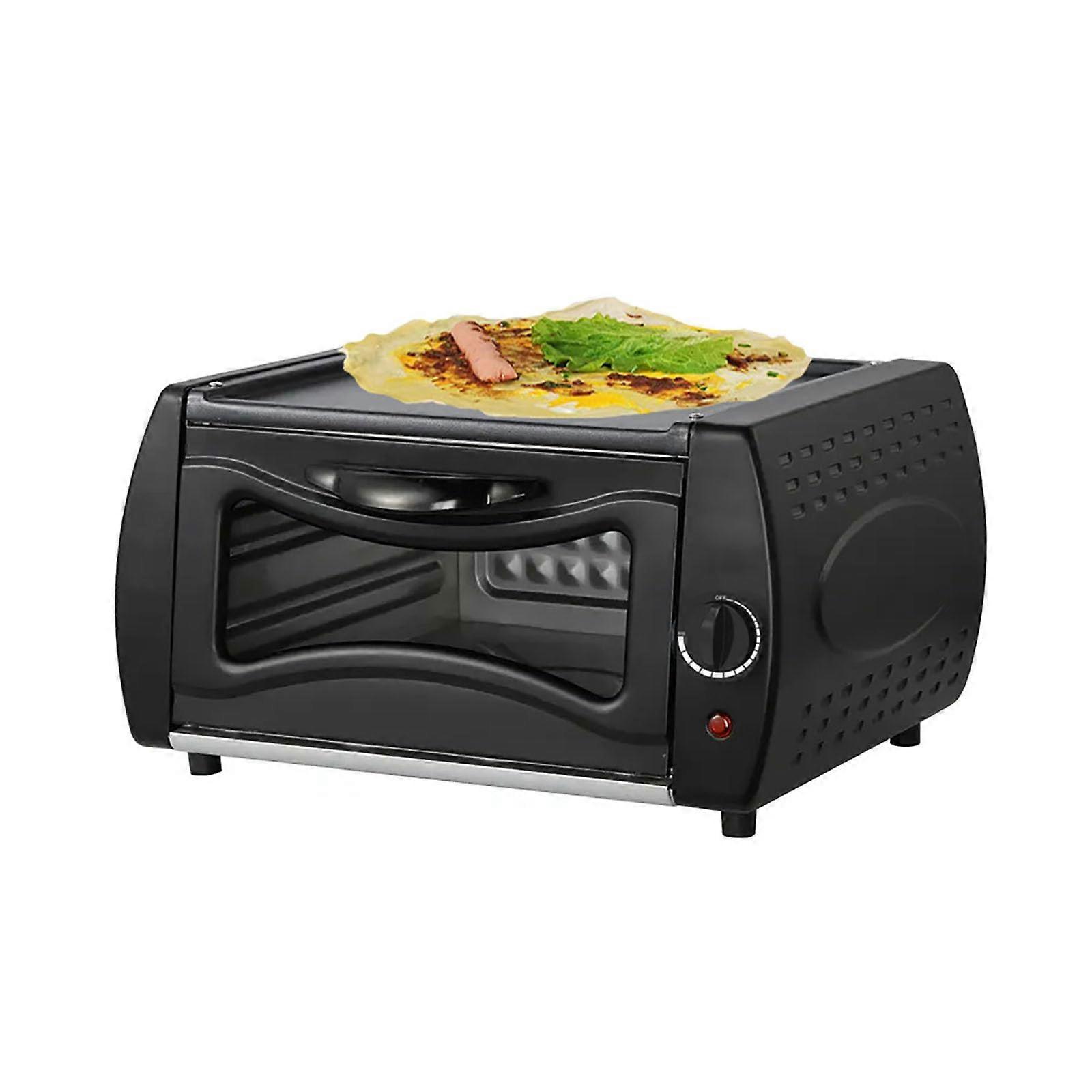 Electric Multifunction Oven 2100W, Disk Clamp, Temp Control 50400C, Glass Door, Hot Plate, Pizza Maker
