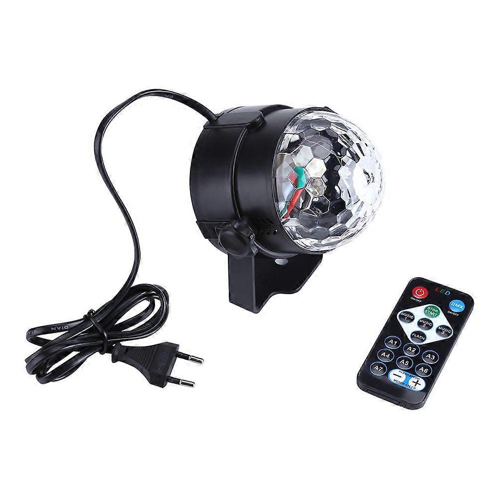 3W  Mini RGB LED Stage Light Pub Disco Party Effect Lamp with Remote Controller