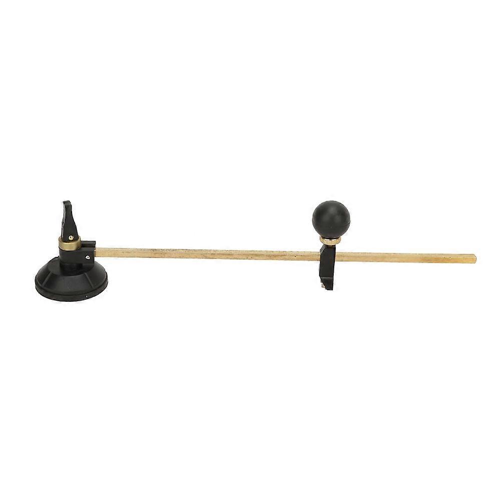 Coupe-verre circulaire à 6 roues et compas avec ventouse (60 cm)