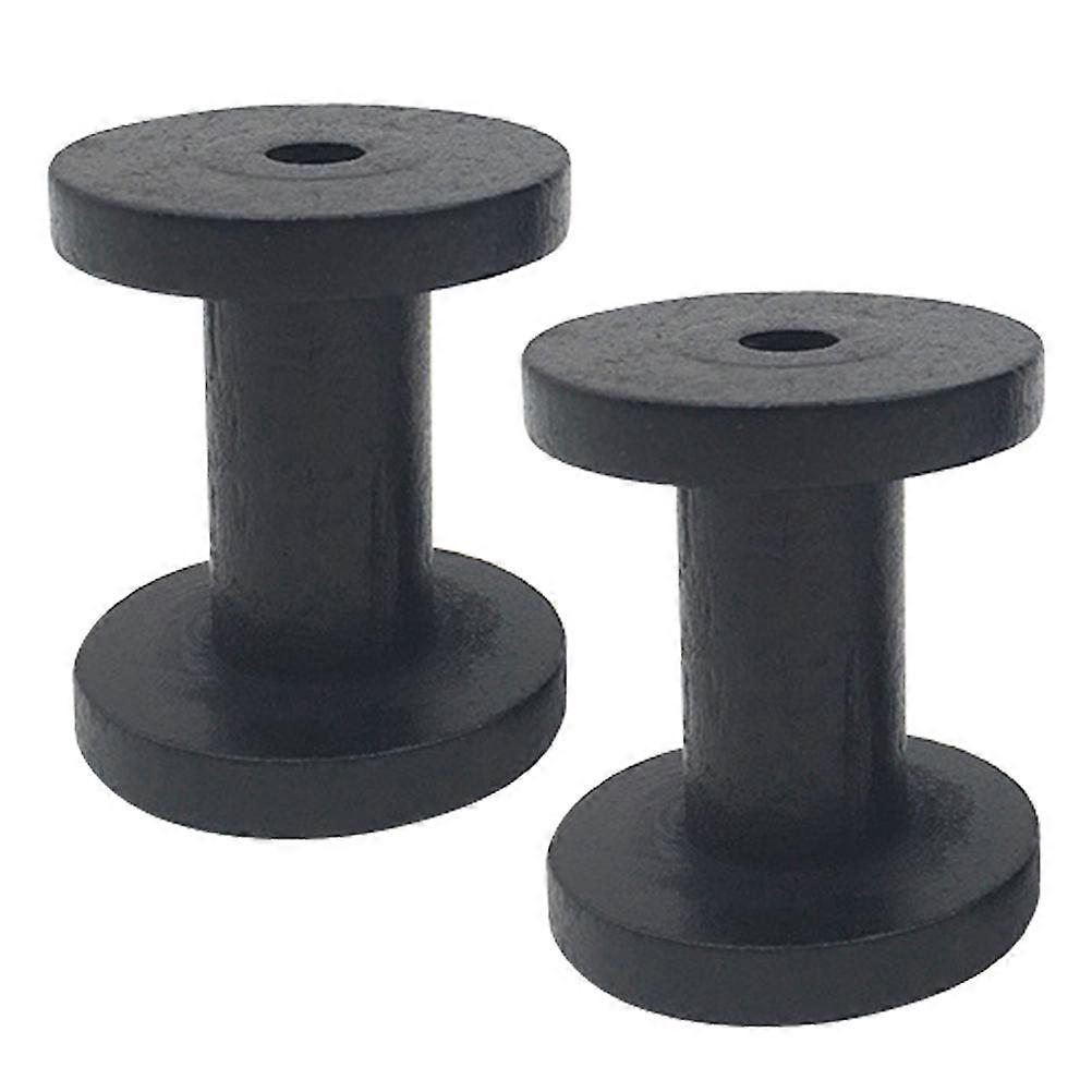 Practical Wooden Thread Spools Knitting Holder for Home Use 6Pcs