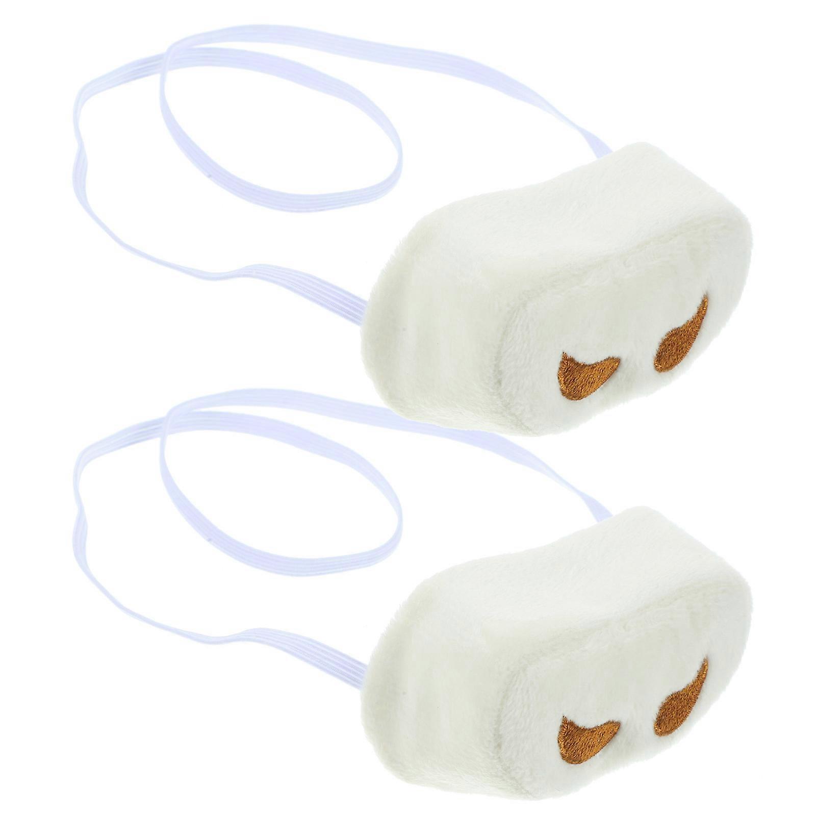 Cosplay Cow Nose Plush Costume Accessories for Party 8Pcs