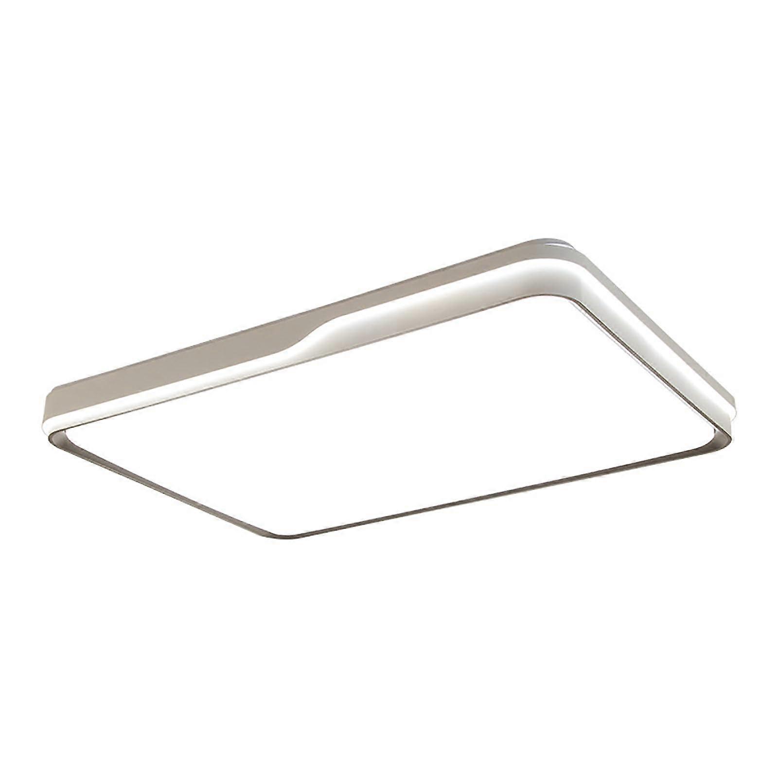 Modern LED Ceiling Light Panel 110 X 70 Cm White Rectangular Flush Mount