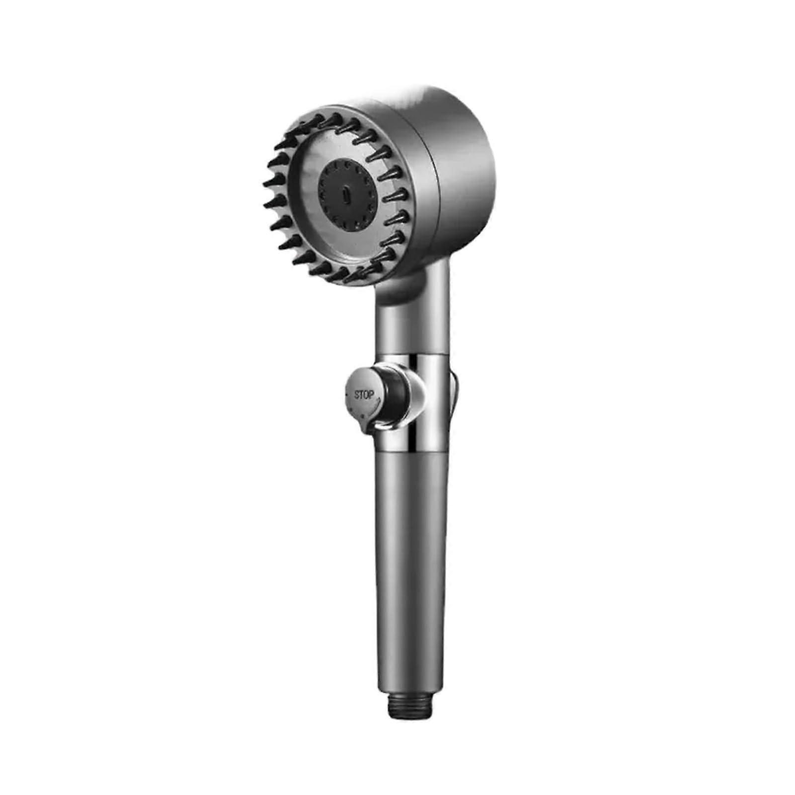 High Pressure Filter Shower Head with 3 Spray Modes, Adjustable Massage Brush, and High-Quality Material