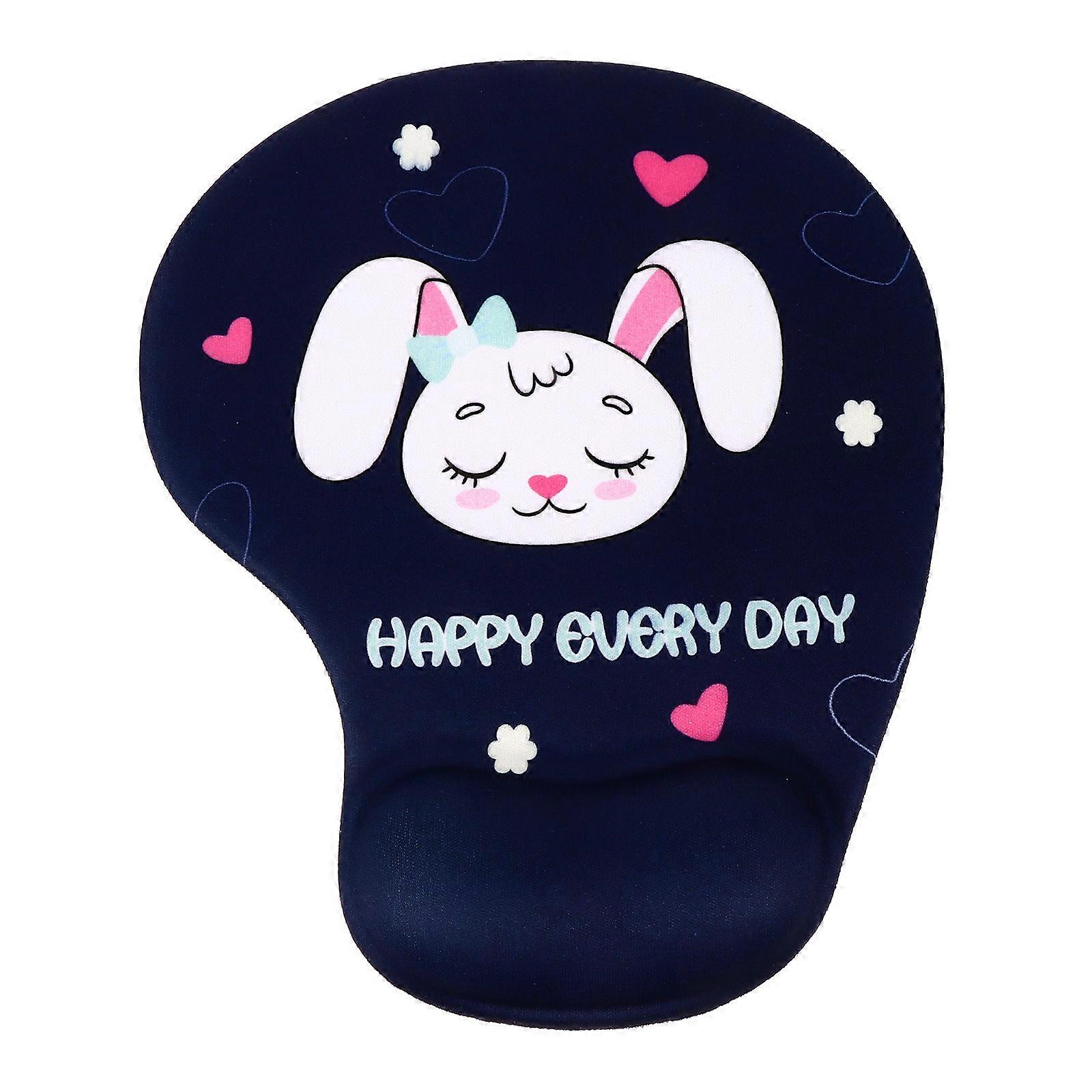 Compact Ergonomic Mouse Pad For Gaming With Cartoon Theme To Support Wrist Providing Comfort In Lightweight Design With 1Pcs