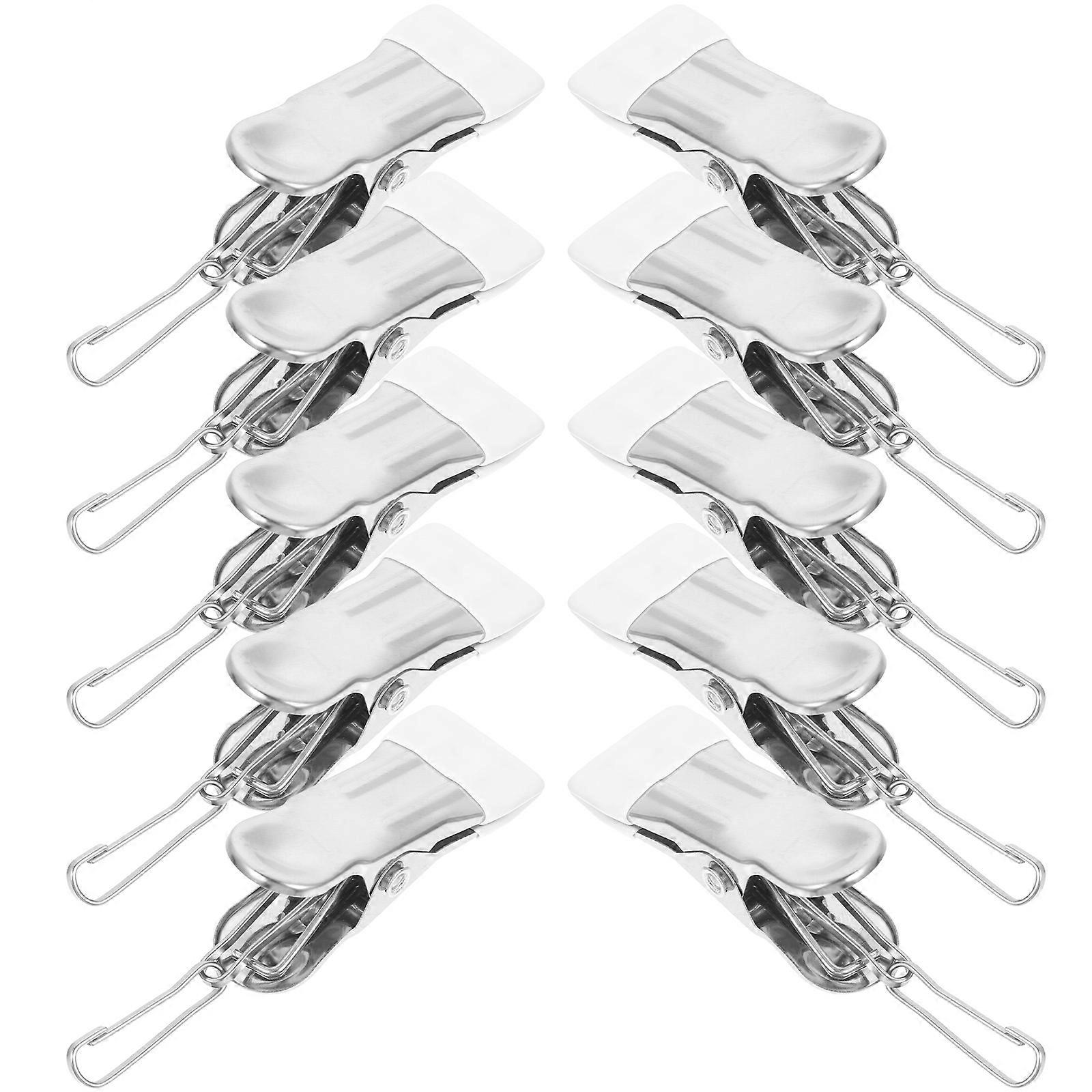 20Pcs Strong Clamping Force Clothes Clips For Laundry Room Clothesline Compact Design