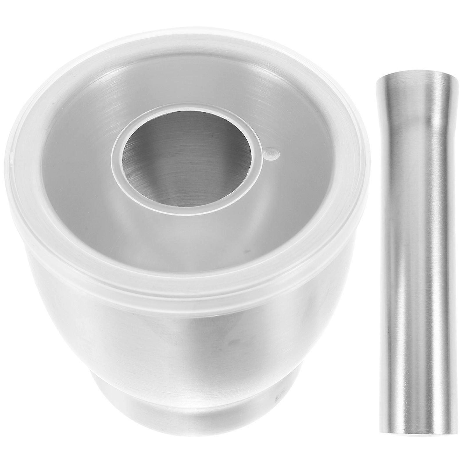 Garlic Pot Stainless Steel Mash Tool for Kitchen 2Sets