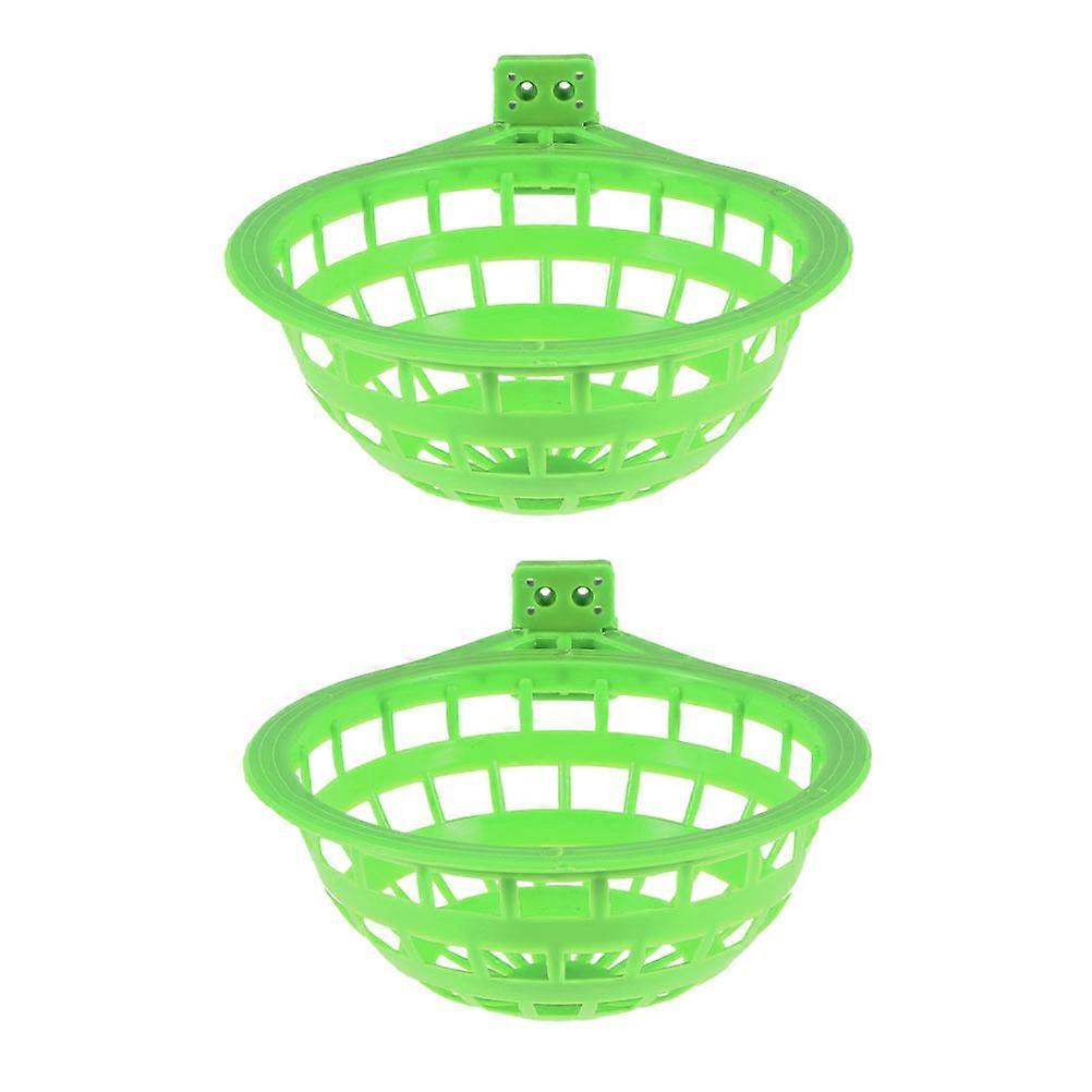 Portable Bird House Plastic Parakeet Nest for 4Pcs Birds