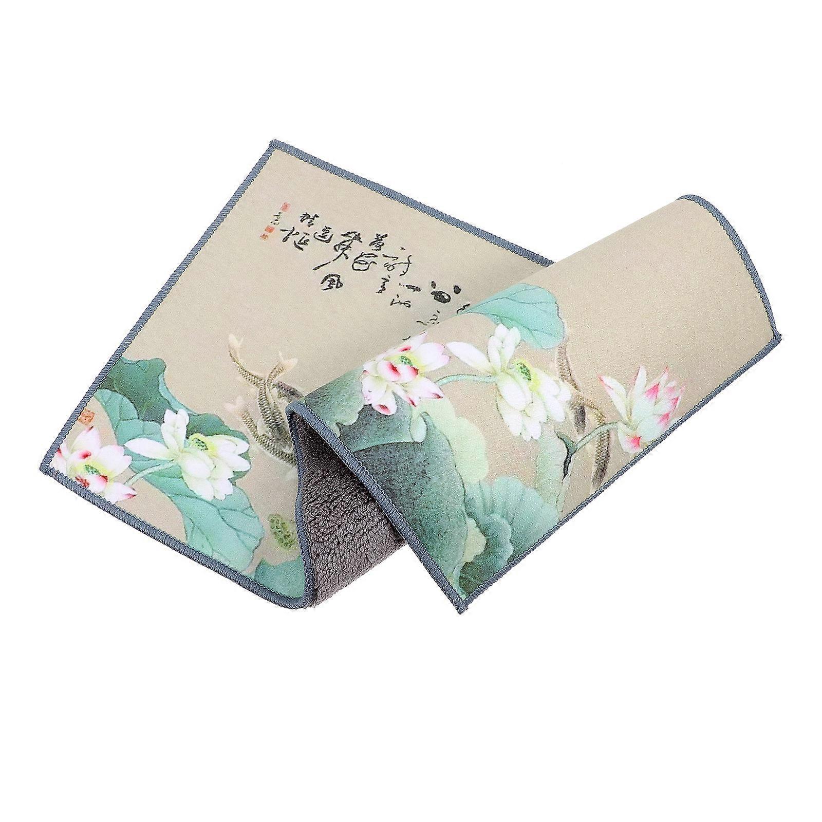 Premium Tea Towel Water Absorption Function 2Pcs Pink Tea Cloth