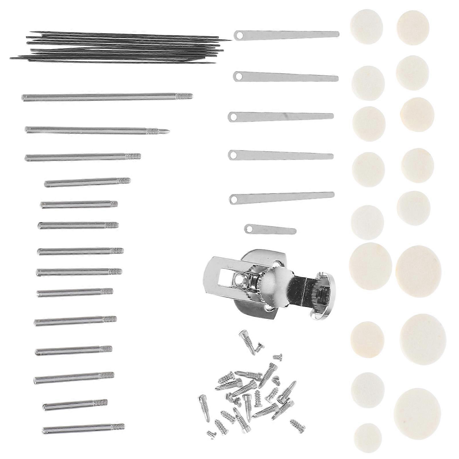 Clarinet Repair Tools Kit with Screws Springs Pads 5Sets for Instrument Care