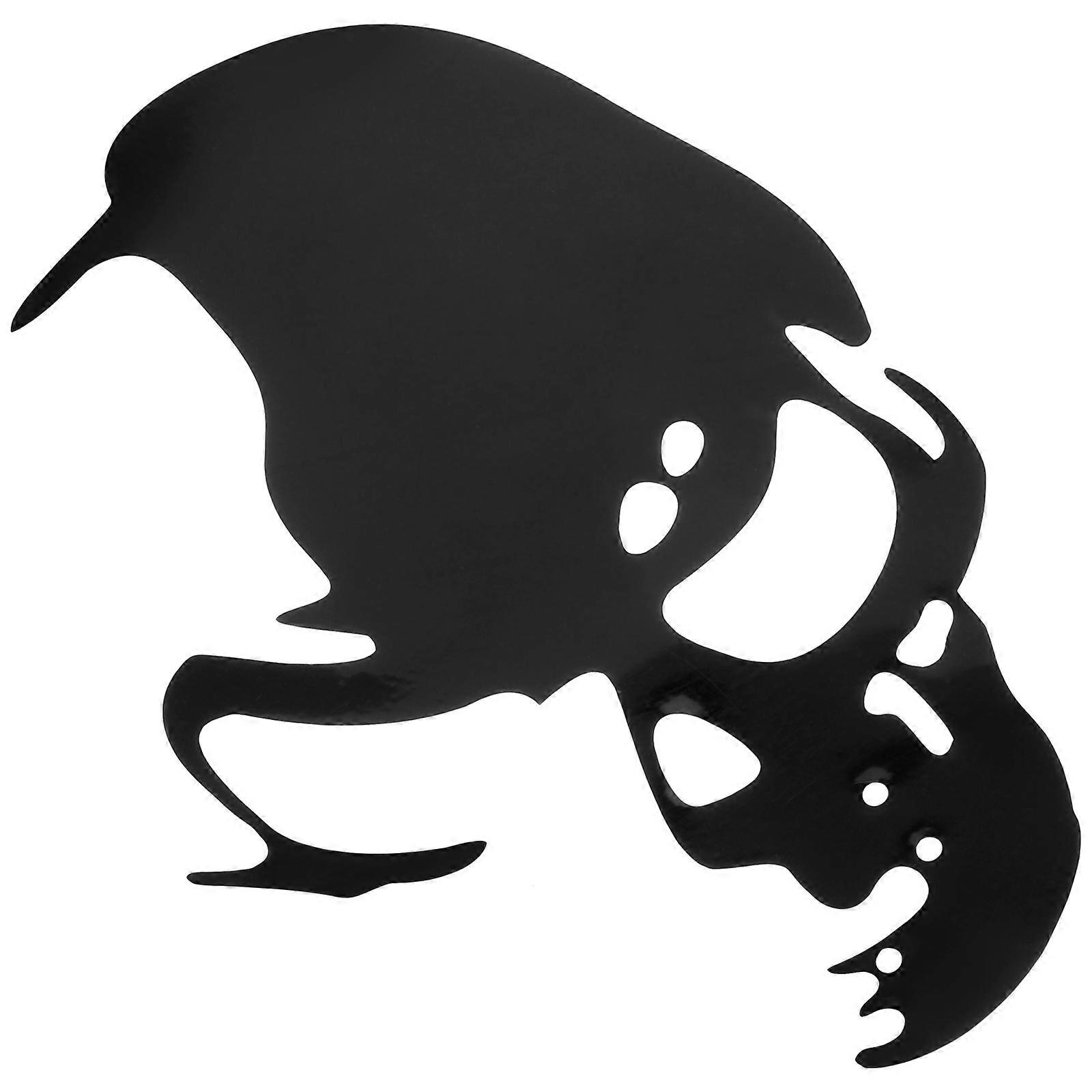 Funny Skull Car Sticker Reflective for Decorative Use 4Pcs