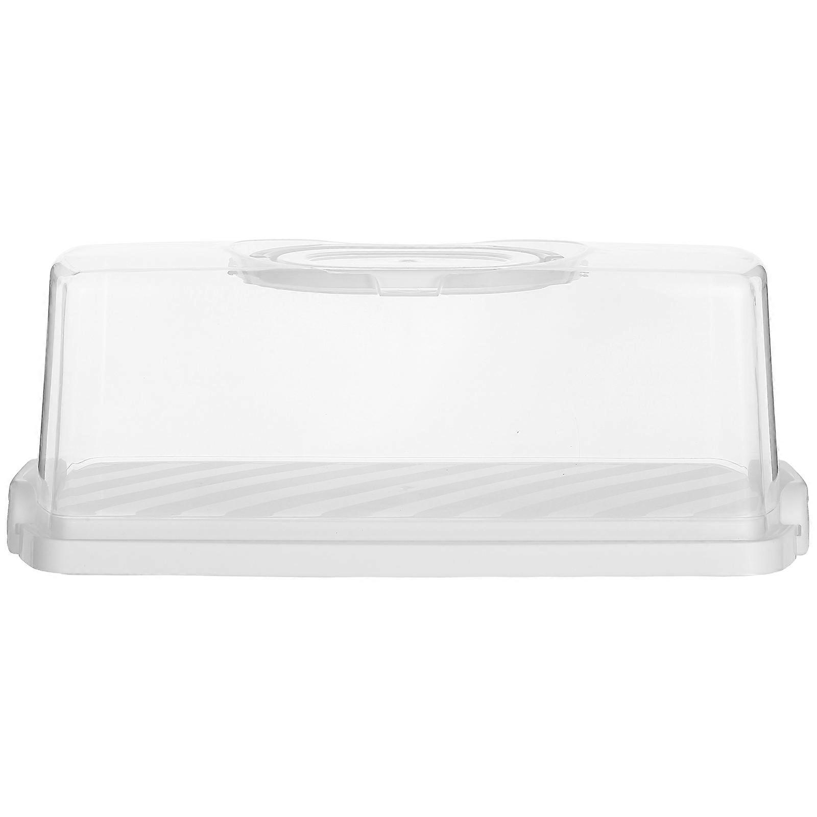2Pcs Portable Cupcake Carrier for Storage Reusable Dessert Box with Handle