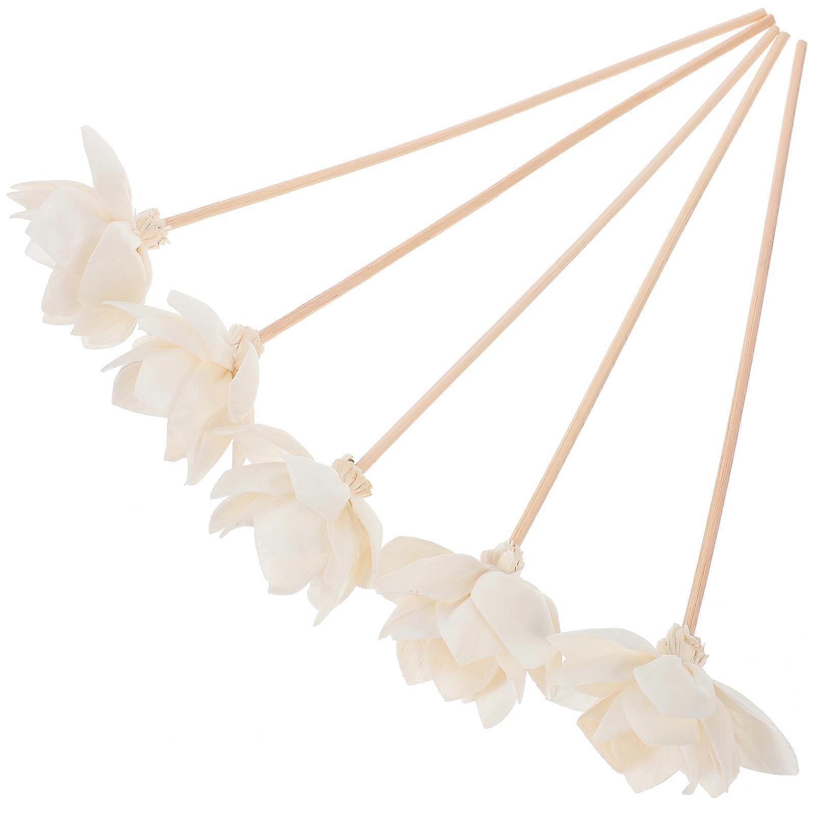 Fragrance Diffuser Rods 10Pcs Beige Rattan DIY Diffuser Sticks with for Decor
