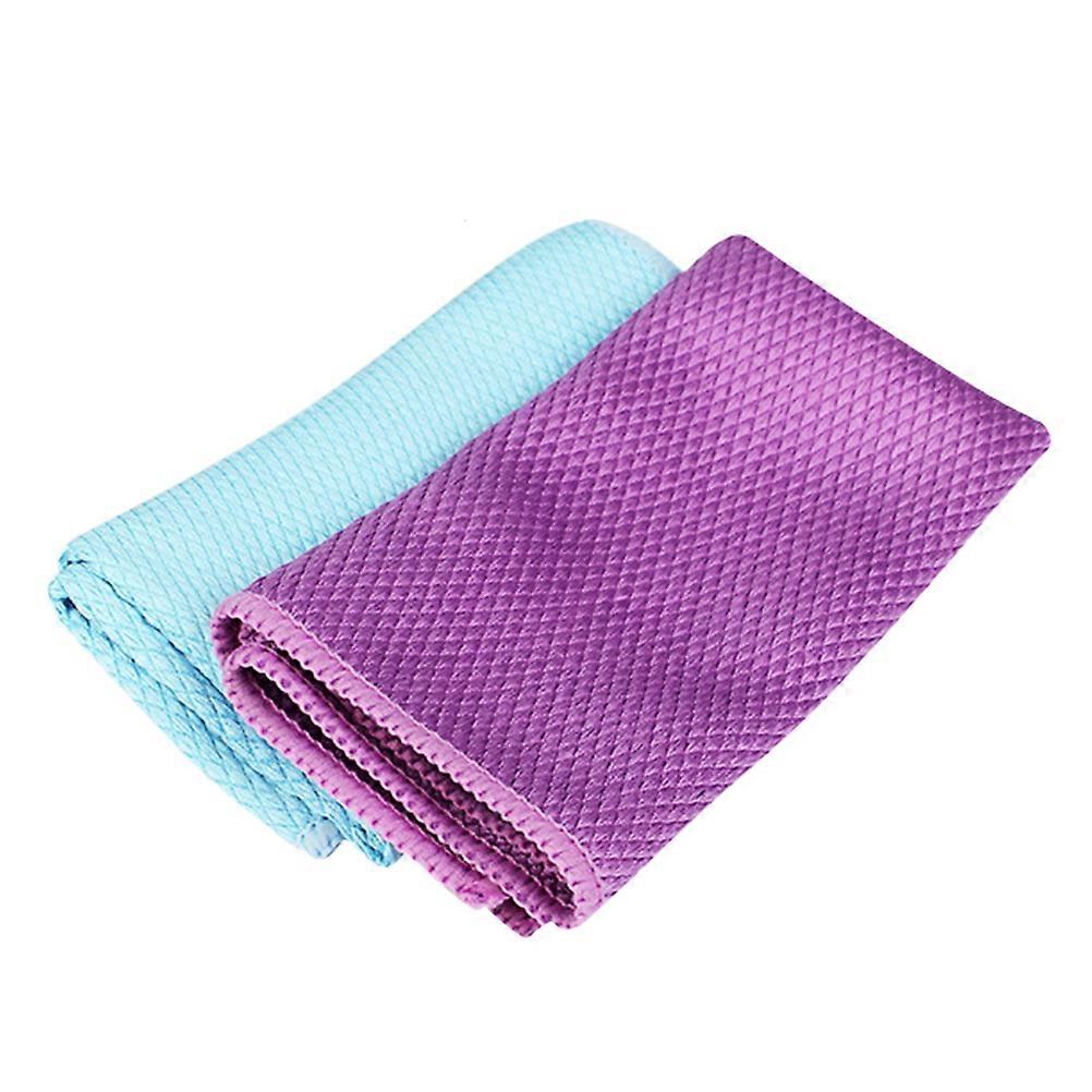 Glass Wipe Towel for Aquarium Surface Cleaning 4Pcs Assorted Color