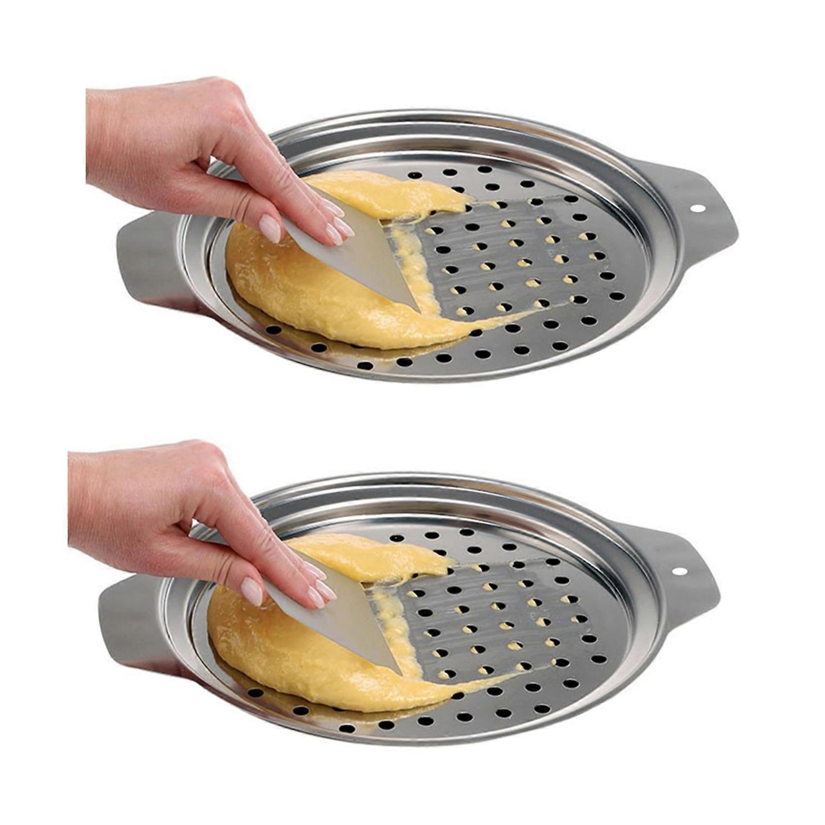 Stainless Steel Spaetzle Maker Lid with Scraper Traditional German
