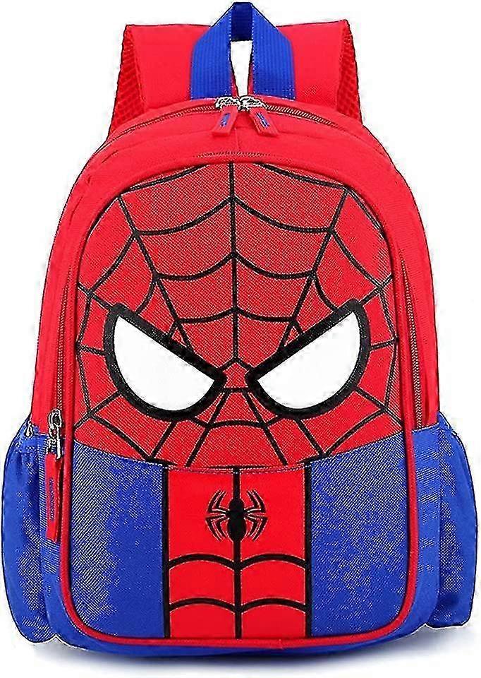 Spiderm Printed Backpack Student School Bag