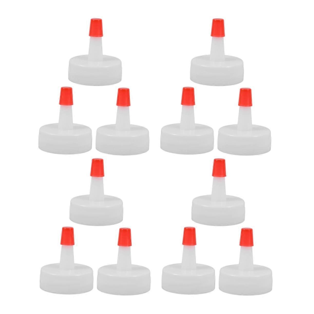 PP Material Bottle Cap Lids Seal Screw Caps For Reusable Dispenser Bottles Pack Of 50