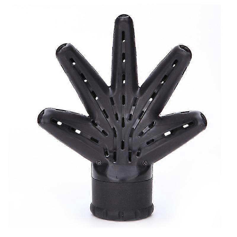 Hair Dryer Diffuser Accessories, Hand Shape, Hairdressing Tools1pcs-black