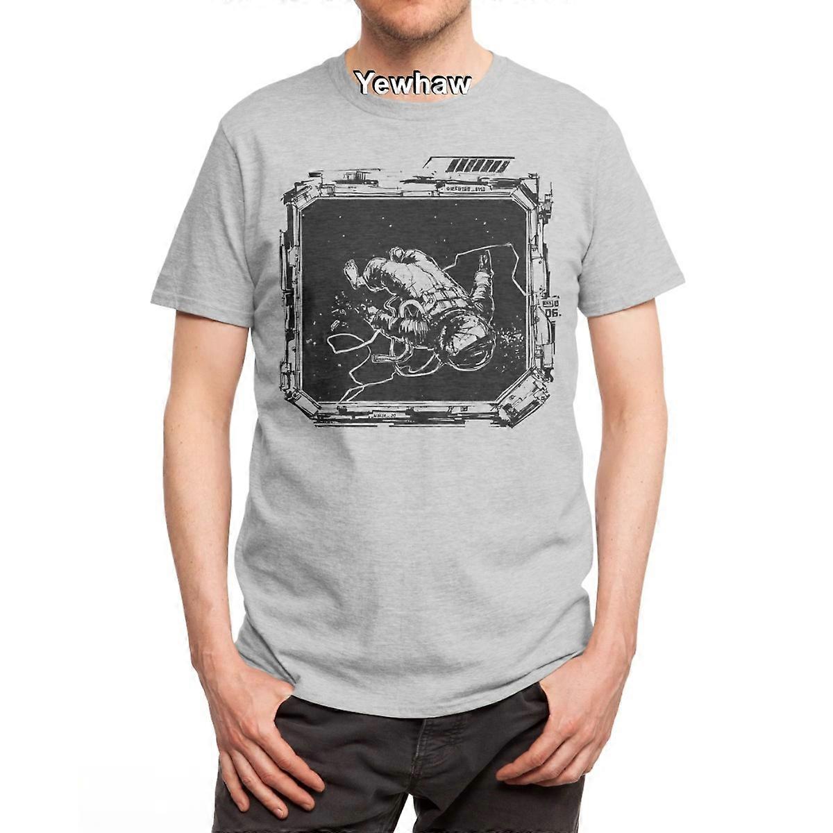 Outer Space T-Shirt drawing comic book style line art spaceship window
