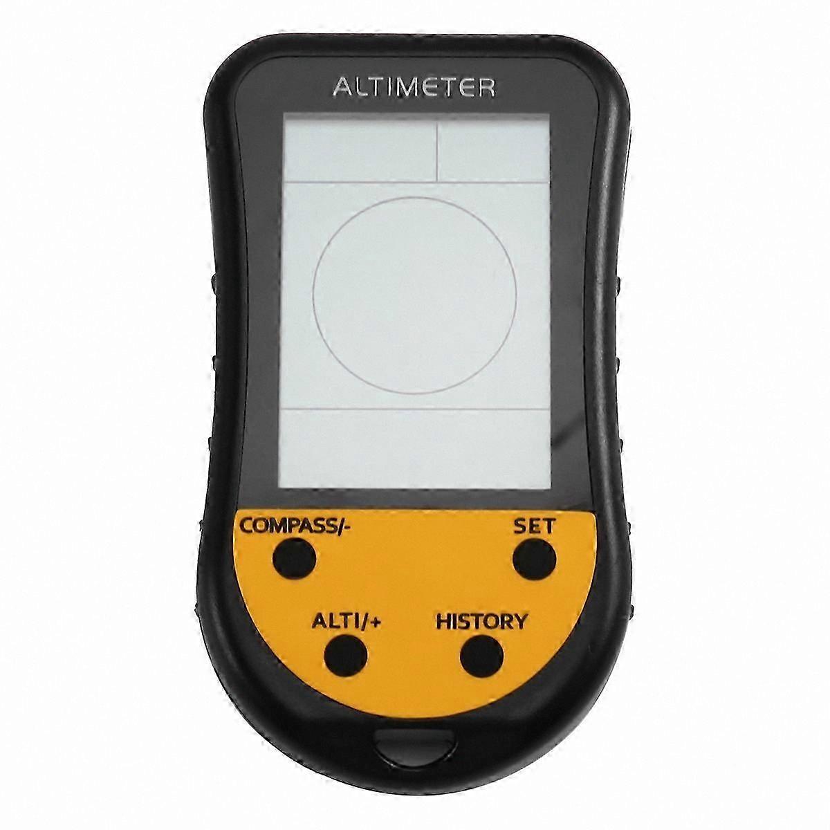 Digital Altimeter with LCD Display, Barometer, Compass, Thermometer, Weather Forecast, Clock, and Calendar Functionality