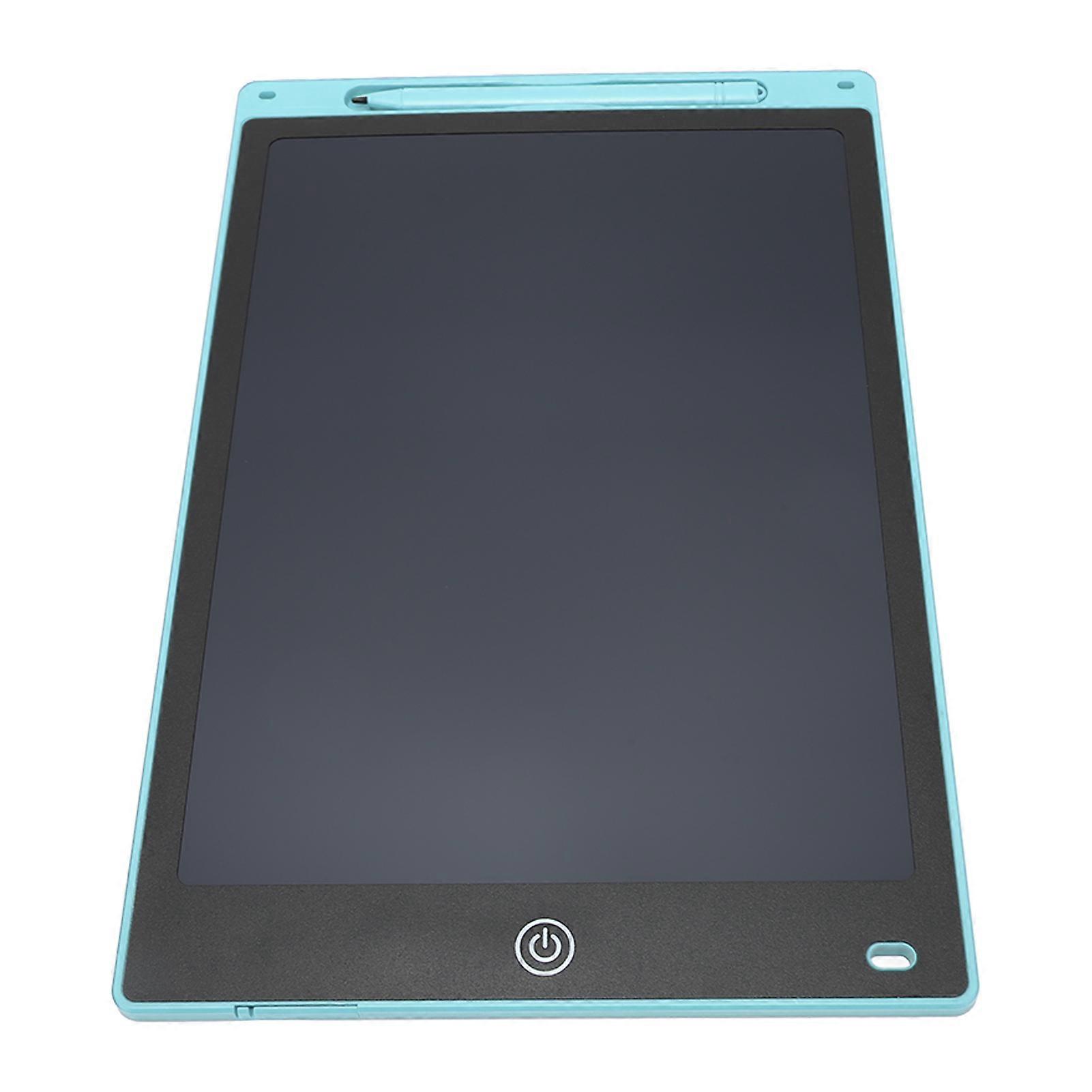 LCD Writing Tablet for Kids Erasable 12 Inch Color Screen Pressure Sensitive Doodle Pad Drawing Board with Pen Holder Sky Blue 