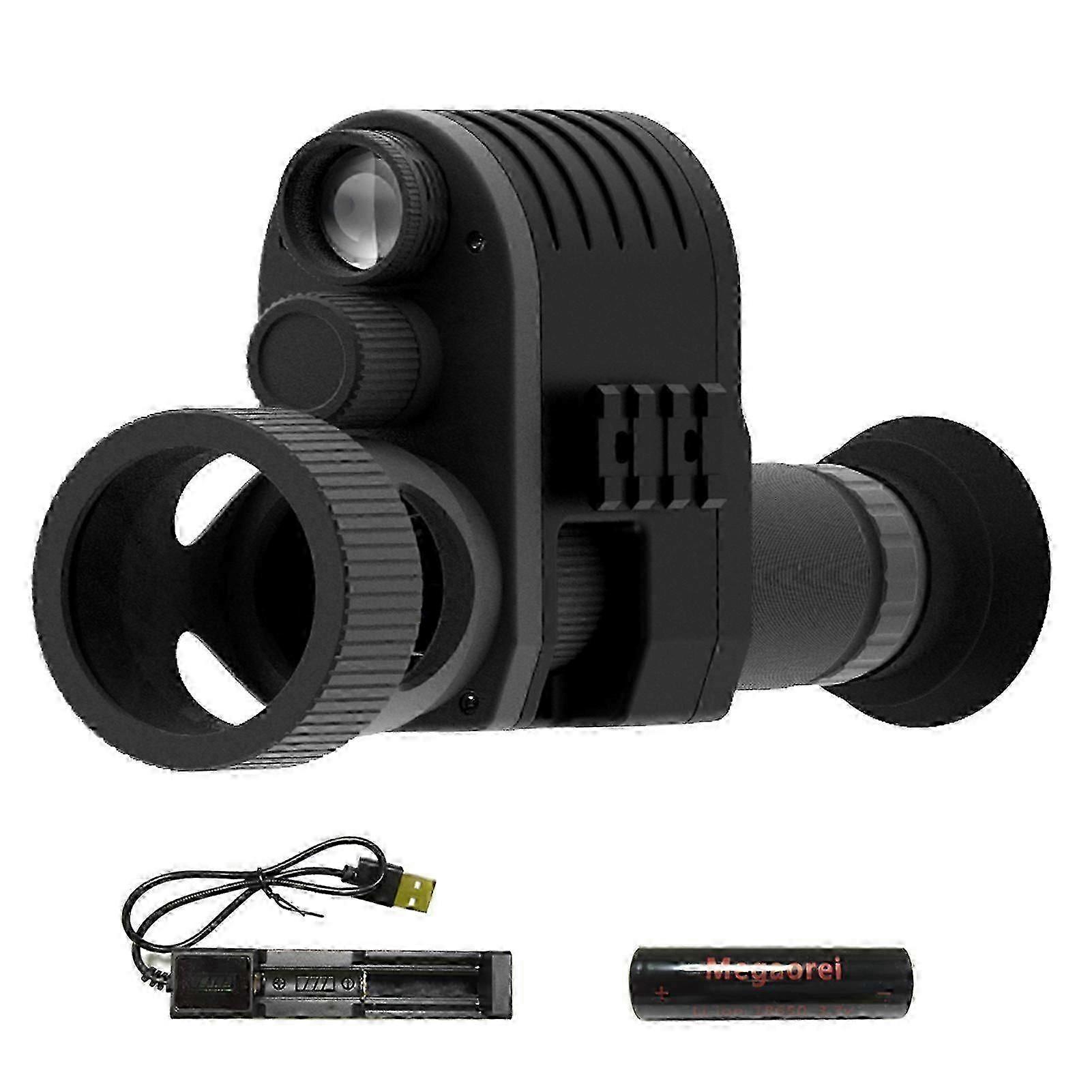 (Medium Configuration) 1080p Infrared Night Vision Scope 850nm 4x Digital Zoom Night Vision Monocular