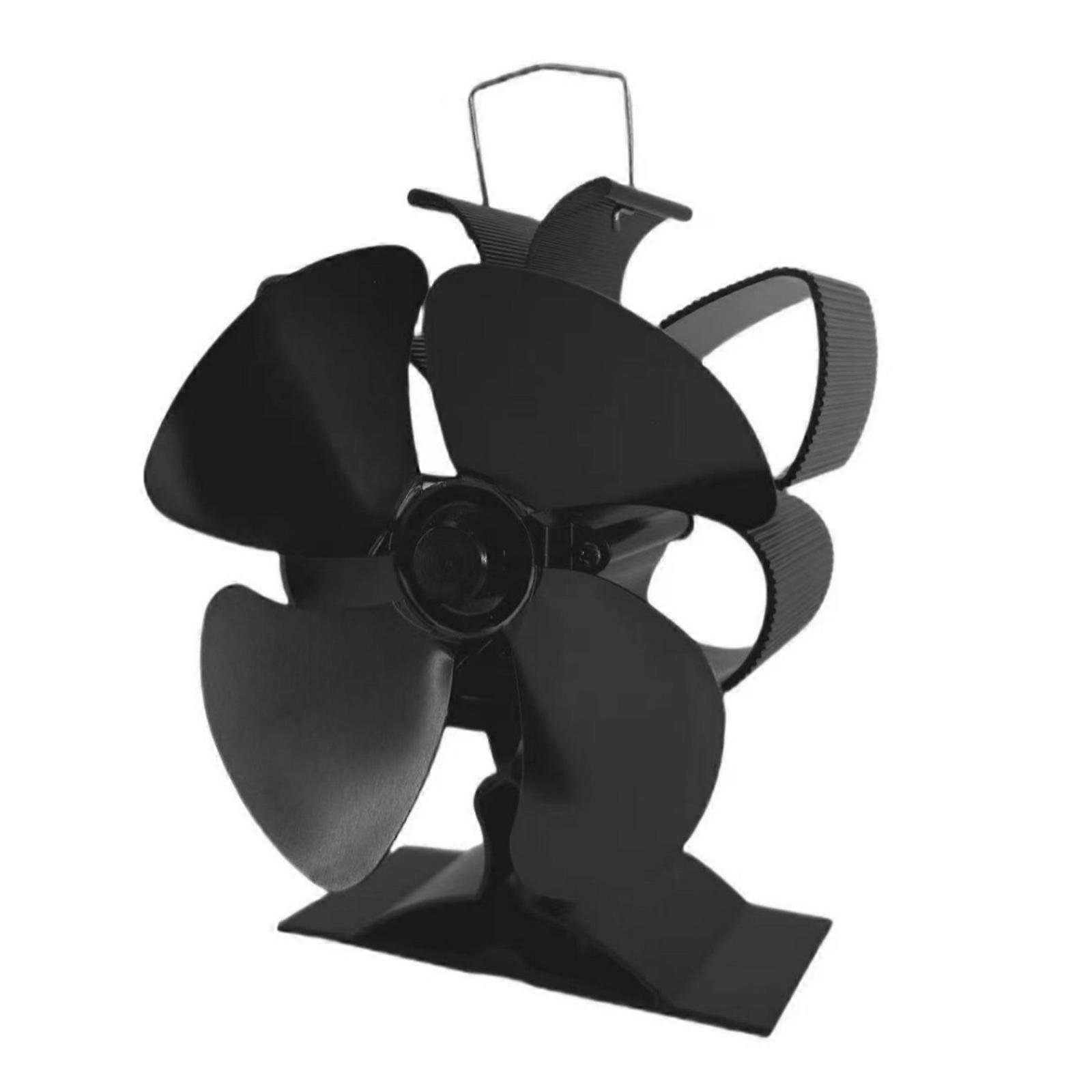 Firepit Heat Recovery Fan Warm Propelled Action Auto Begin Function Permanent Aluminum Blower Quiet Efficient Ventilation Distribution Structure