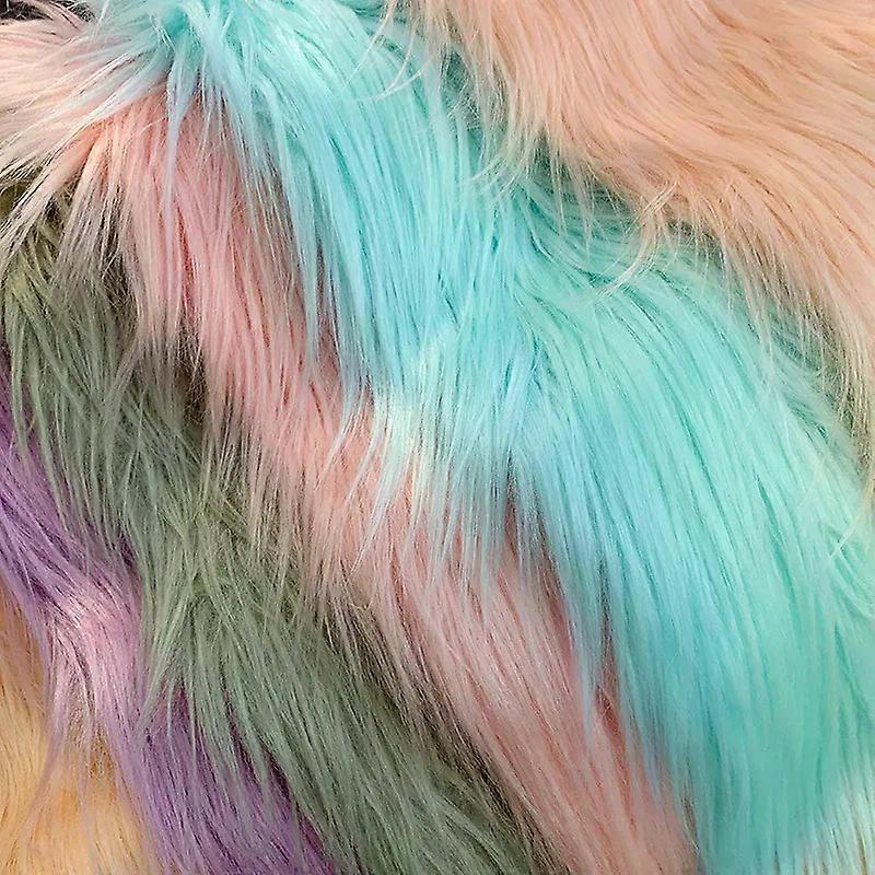 25x45cm 18Colors 8cm Length Fluffy Trim Fabric DIY Handmade Soft Plush Artificial Fur Patchwork Sewing Doll Toy Making Material