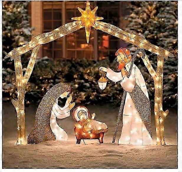 Christmas Decoratio Christmas manger scene garden decoration Christmas Easter decoration ornaments