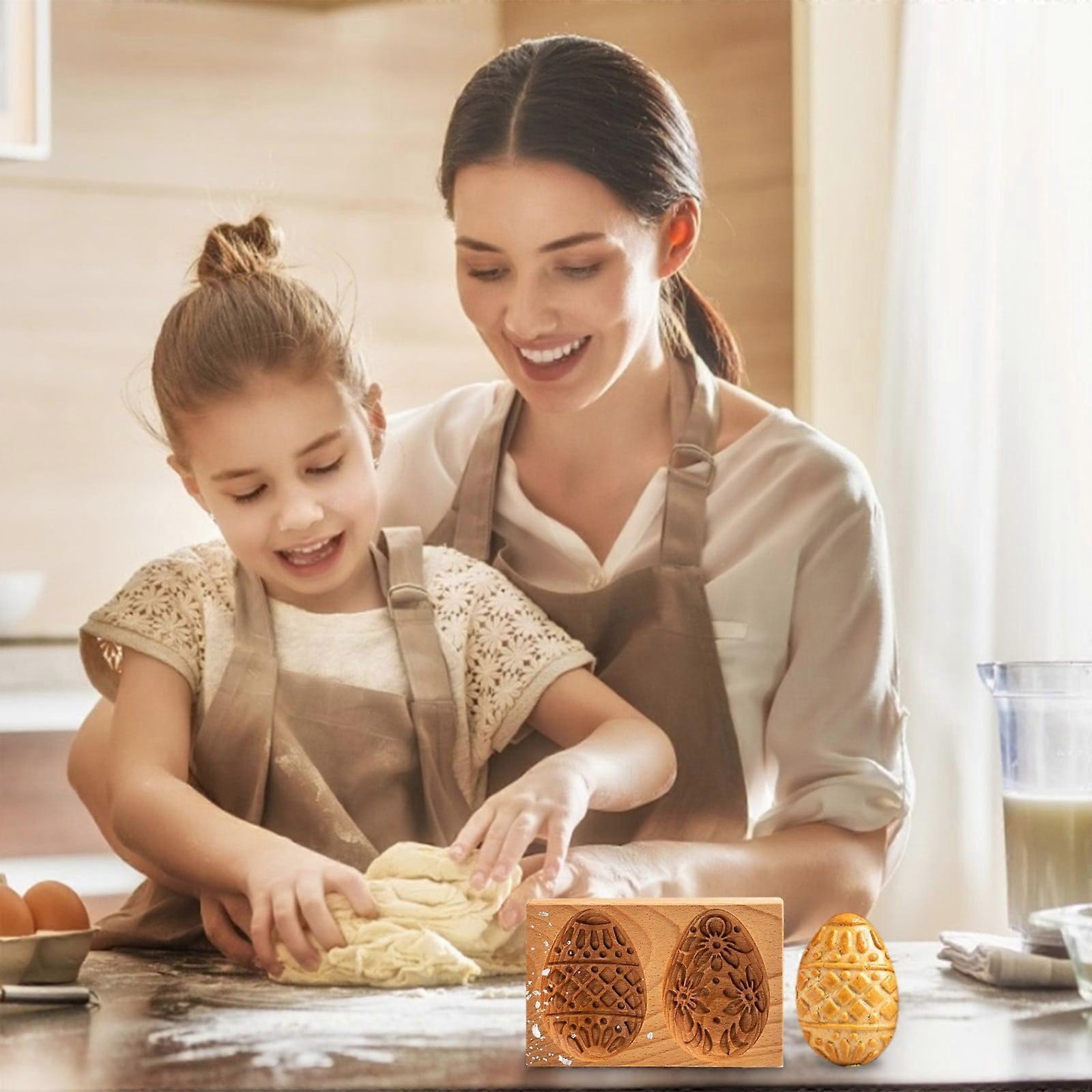 With Good Wishes Oval Cookie Stamp Embossing Mold Craft Decorating Baking Tool