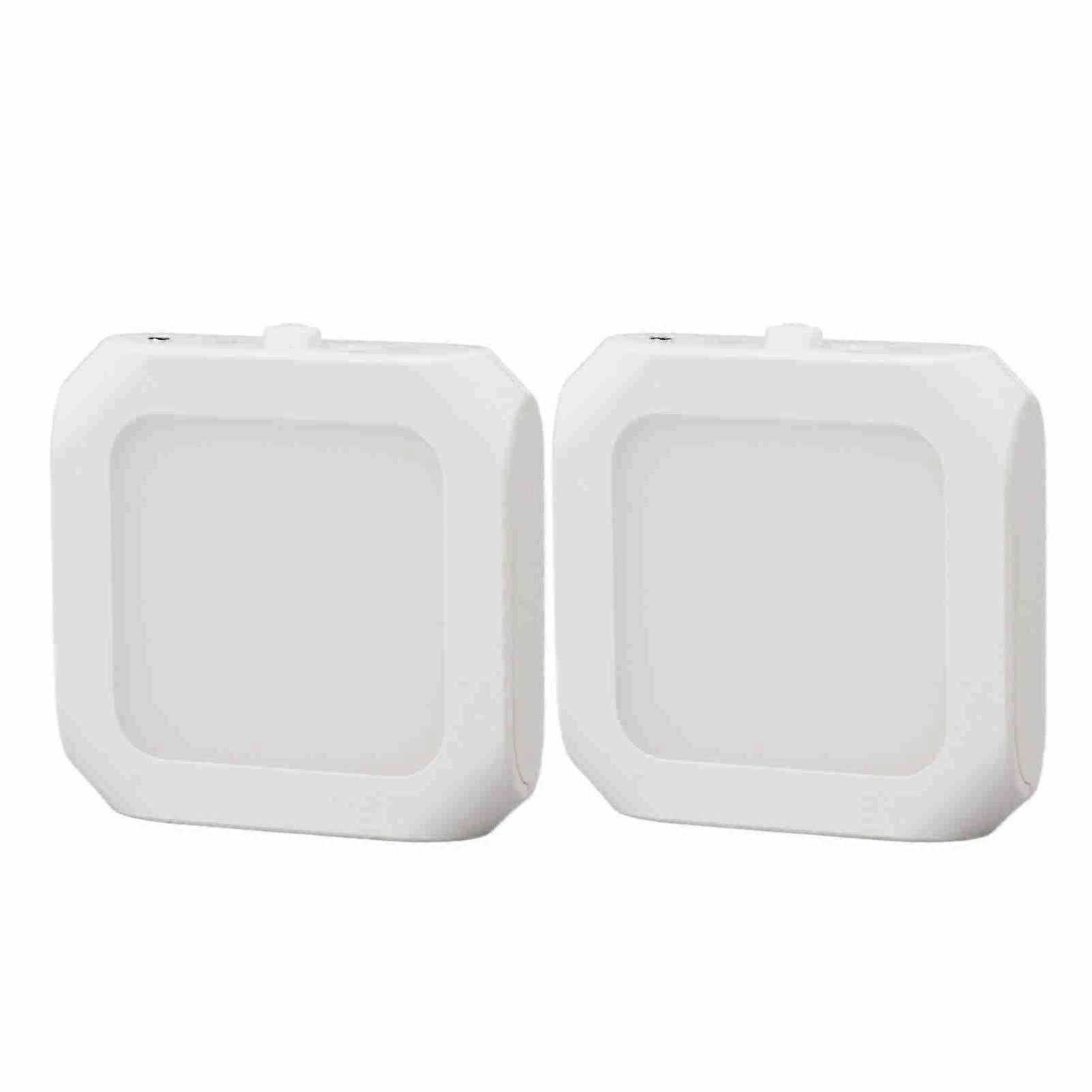 2Pcs Plug in Motion LED Plug in Dimmable Night Light with Auto Dusk to Dawn Sensor Warm Lighting