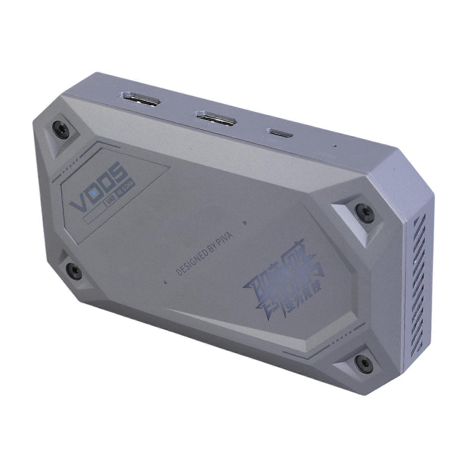 VD05 4K60Hz USB C Video Capture Card For Smooth Gaming And Streaming With USB C Fast Speed Connection Multicolor