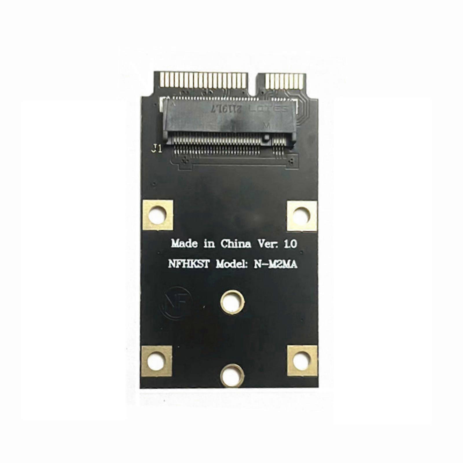 Mini PCIe Adapter for 2230 2242 NVMe M.2 SSDs Easy Installation Multicolor