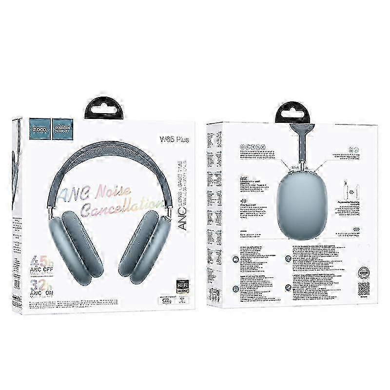 2025 hoco W65 Plus Happy ANC Noise Reduction Wireless Bluetooth Headphones