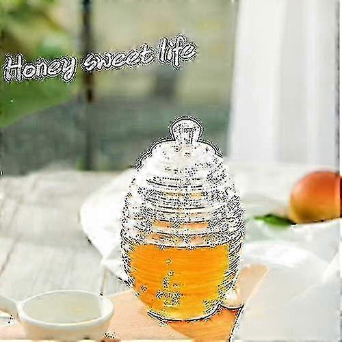 265ml Classic Honey Jar Honey Bee Jar Safe Honey Dispenser With Spoon, Perfect For Storing And Distributing Honey
