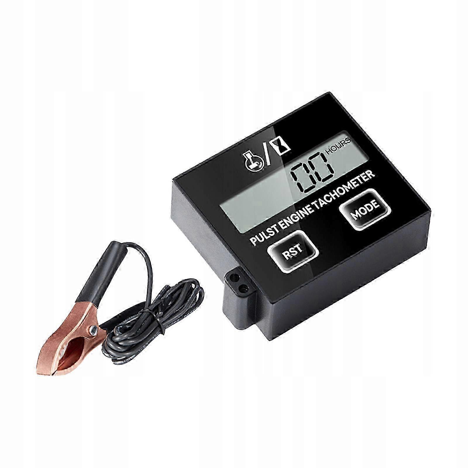 Digital Chainsaw Tachometer Lcd Display Screen Small Engine Double Button