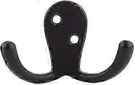 f Basics Curved Zinc Robe Hook - Flat Black
