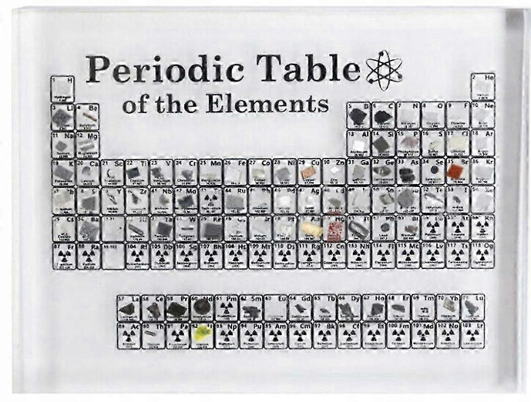 Mendeleev's Board Acrylic Display 150x114mm