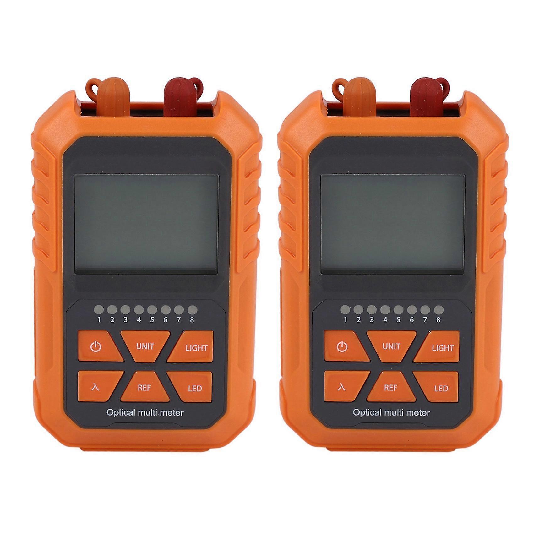 2X 3In1 Optical Power Meter Visual Fault Locator Network Cable Test Led Lighting Optical Fiber Teste