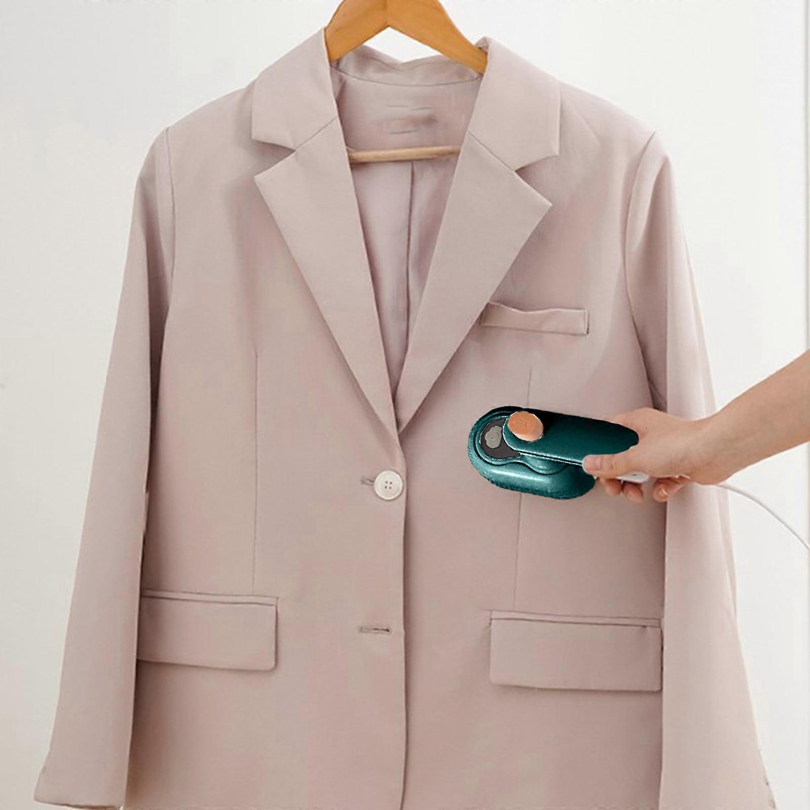 FloHua Back to School Clearance Foldable Portable Mini Handheld Steam Iron for Clothes, compatible with Household & Dorm Use