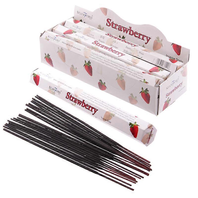 Stamford Hex Incense Sticks - Strawberry 6 Pack
