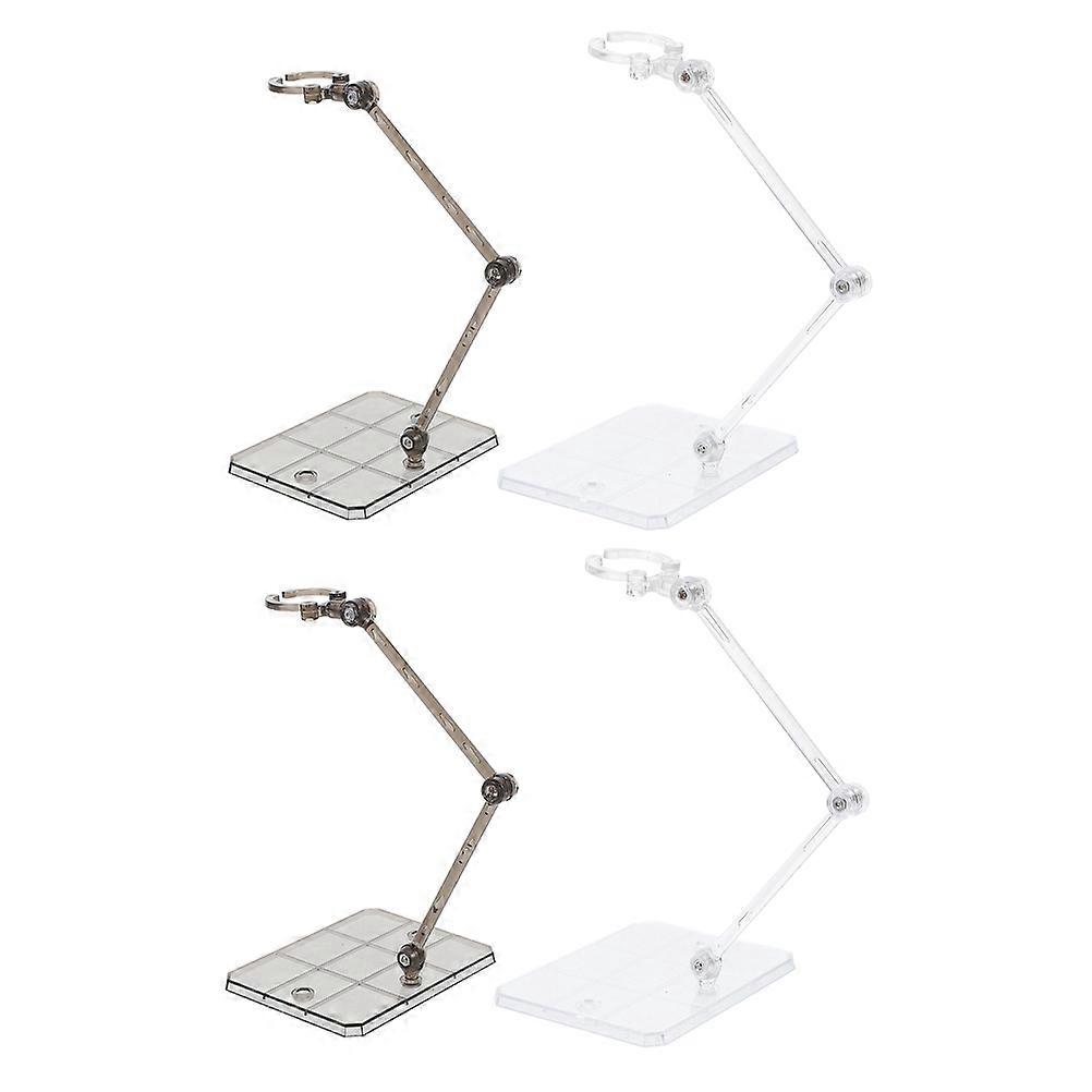 Doll Model Support Stand Adjustable Figures Display 4Pcs ABS Material