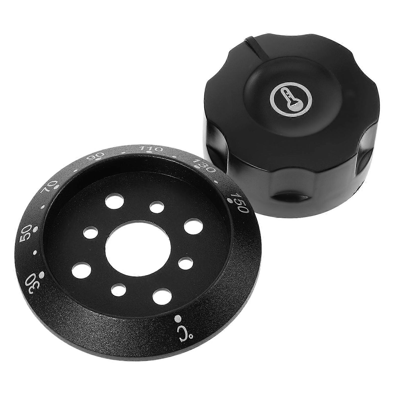 Temp Controller Range Control Knob D-Shape Shaft Home Users 2.4×2.4×0.8in 1Pcs