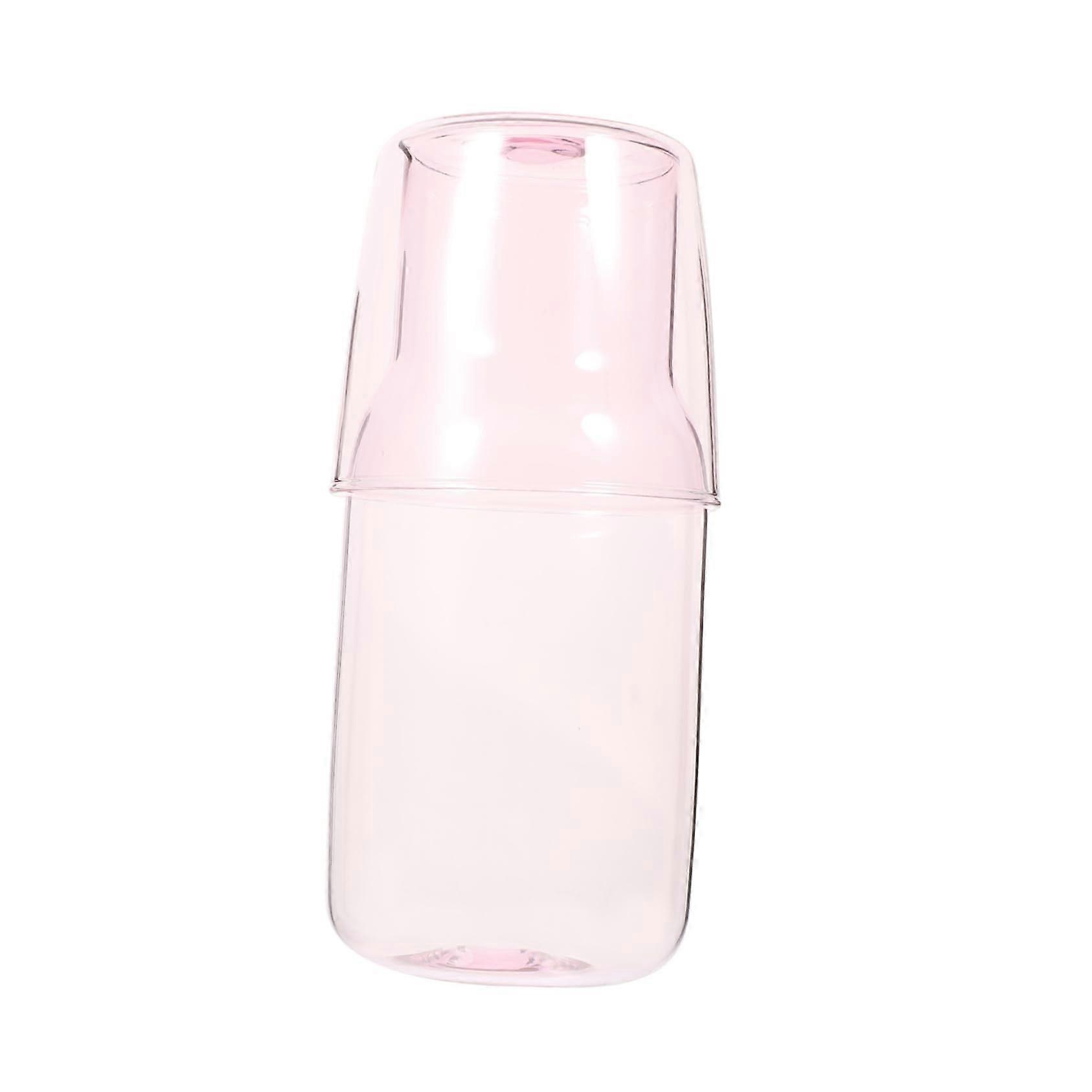 Elegant Glass Water Carafe and Pitcher with Generous Capacity for Hot or Cold Drinks and Bedside Use