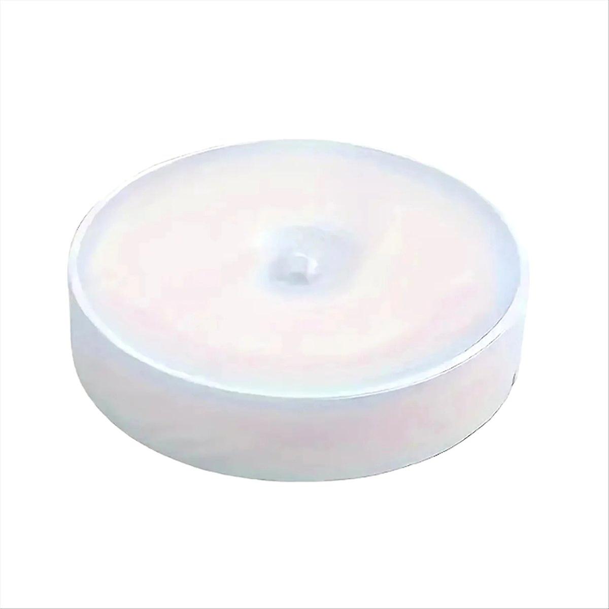 Wireless Round Night Light Motion Sensor USB Charging Led Wall Lamp